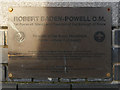 SZ0190 : Robert Baden-Powell Plaque by David Dixon