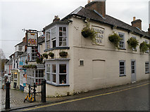 SZ3295 : Lymington, Kings Head Inn by David Dixon