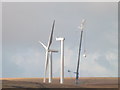 SN6810 : Wind turbine under construction by Sandy Gerrard