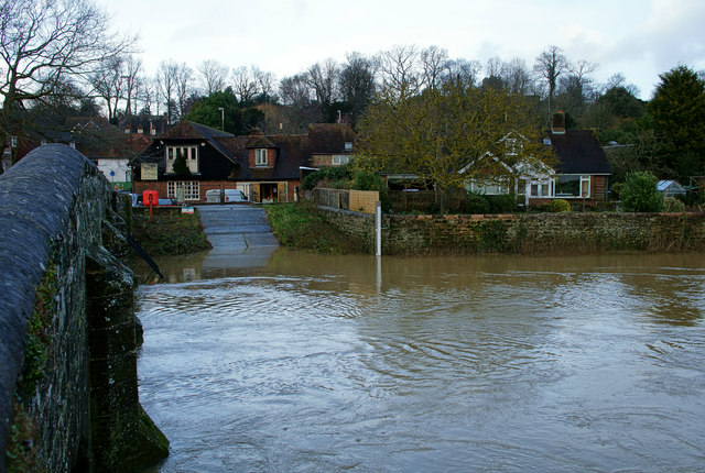 River Arun, Pulborough, Sussex © Peter Trimming :: Geograph Britain and ...