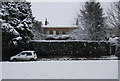 Villa, Calverley Park in snow