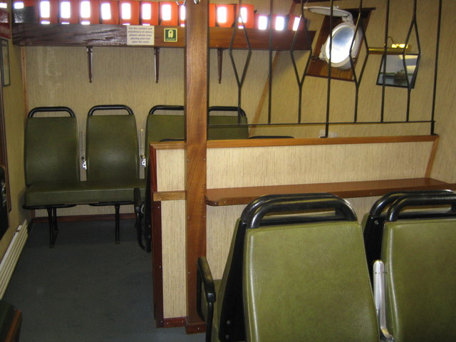 First class lounge on the Papa Stour Ferry