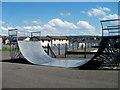 SN6222 : Skateboard ramp, Le Conquet Park, Llandeilo by Jaggery