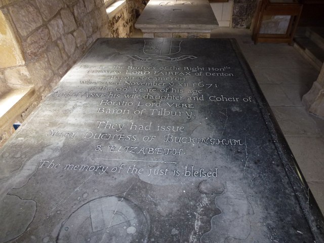 Tomb of Thomas, Lord Fairfax and his wife