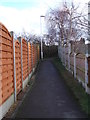 Footpath - Woollin Crescent