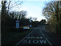 A487 at Nine Wells village boundary