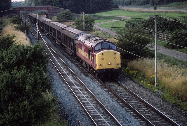 Barrow to Bescot freight on the West Coast Main line