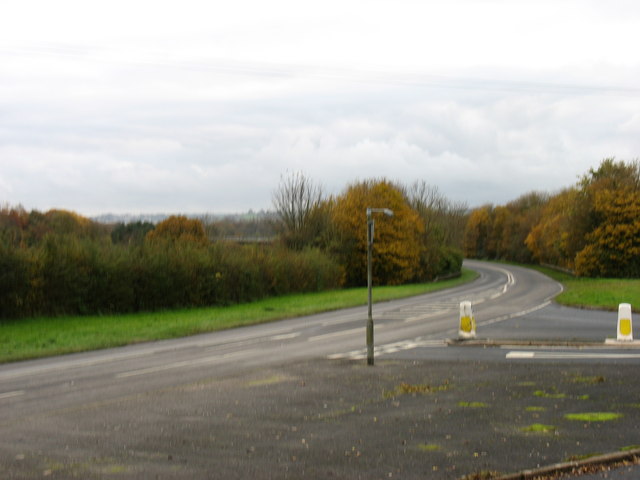 The B3193 at the Chudleigh Knighton junction