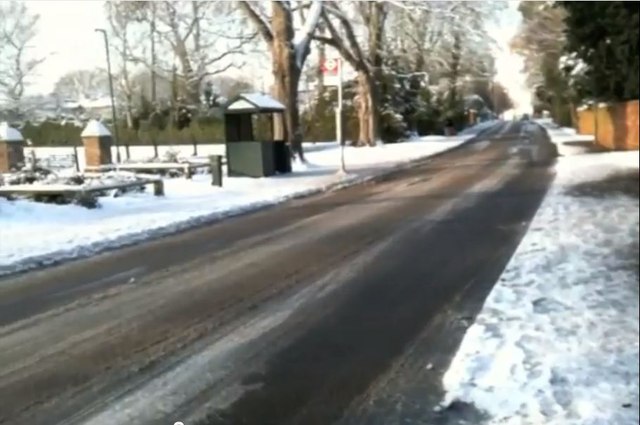 Claygate Surrey Snow