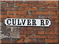 Sign for Culver Road, SO23