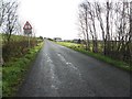 Blind summit ahead, Deverney Road, Recarson