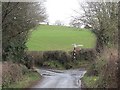 Road junction near Farlow