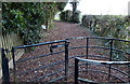 Footpath on Uplands Park in Oadby