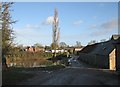 Westley Waterless: Church Lane and pond