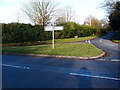 Grass traffic island, Oving