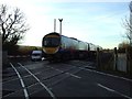 Transpennine Express train, Long Lane level crossing