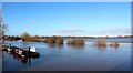 SO8540 : The River Severn on New Year's Day by Bob Embleton