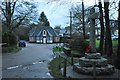 Huntsham : Village Road & War Memorial