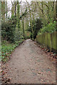 SD5228 : The pathway down to Penwortham Brow by K  A