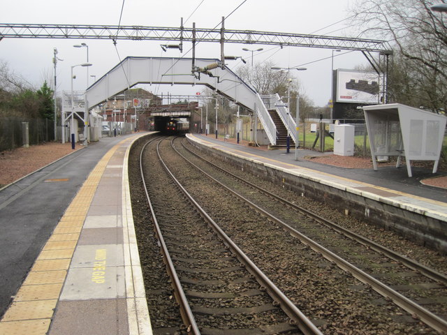 Hillfoot railway station, East Dunbartonshire