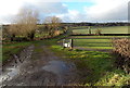 Track through Oldbury Field, Stroat