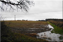 SJ9526 : Waterlogged fields at Heathyards Farm by Bill Boaden