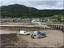 NH8299 : The beach at Golspie by Robin Drayton