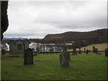 NH8609 : Graveyard at Alvie Church by Jennifer Jones
