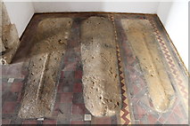 TF1696 : Grave Slabs, St Mary's church, Thoresway by J.Hannan-Briggs