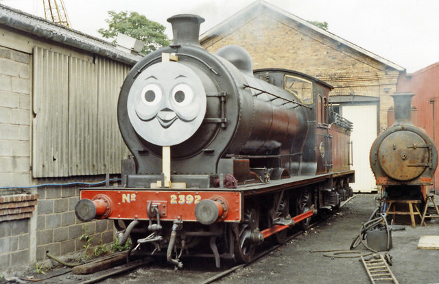Former NER P3 0-6-0 (LNER J27) at Llangollen Railway Depot, 'Thomas the Tank Engine', 1992