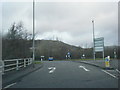 A4067 roundabout at Craig Llangiwg