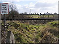 Path cutting across railway line up to A420