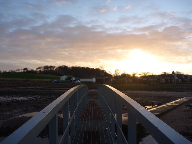 Coastal East Lothian : New Year Sunrise At Belhaven