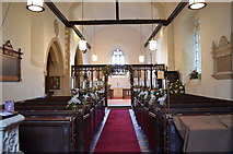 TL5701 : Interior, Church of Ss Peter & Paul, Stondon Massey by Julian P Guffogg