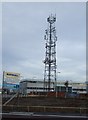 Communications mast off the B6280