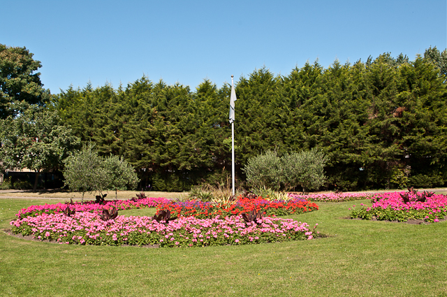 Floral display, Priory Gardens