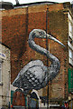 TQ3381 : Bird mural, near Brick Lane by Jim Osley