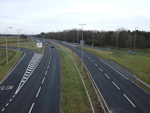 A66 heading east © JThomas :: Geograph Britain and Ireland