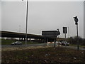 The A20 flyover going over Sevenoaks Way