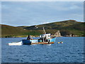 Crossbost: a boat on the loch