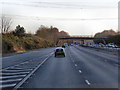 SU3316 : Eastbound M27 at Junction 2 by David Dixon