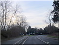 Sharp Bend on A429 Approaching Longbridge Warwick