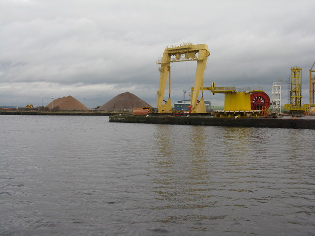 Jetty and depot at Leith Docks