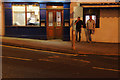 Smokers outside the Cartwheel Bar, Wellmeadow, Blairgowrie