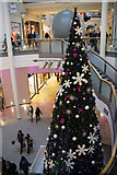 NT2677 : Christmas tree in Ocean Terminal, Leith by Mike Pennington