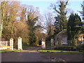 Gateway and lodge at the entrance to Potterton Park