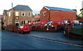 SO6513 : Royal Mail vans parked in Cinderford delivery office yard by Jaggery