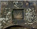 NS3882 : South lodge: monogram above door by Lairich Rig