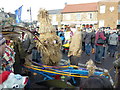 TL2797 : The bear and the plough - Whittlesea Straw Bear Festival 2013 by Richard Humphrey