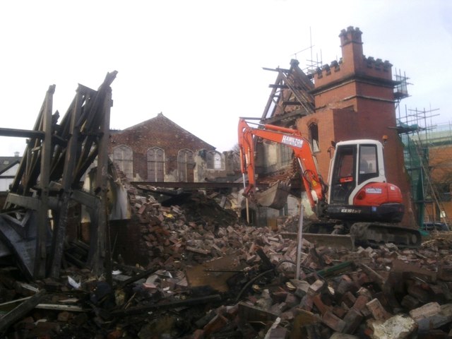 Demolition of St. Johns Methodist Church
